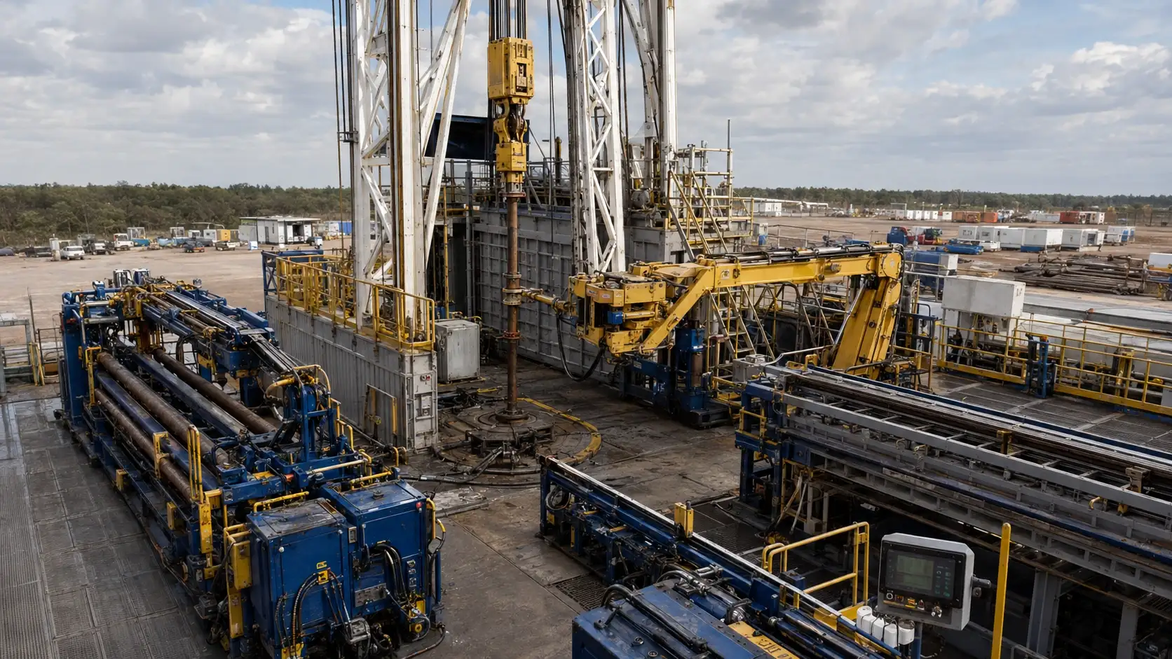 Drilling floor equipment coordinated by the ACEMS zone management system